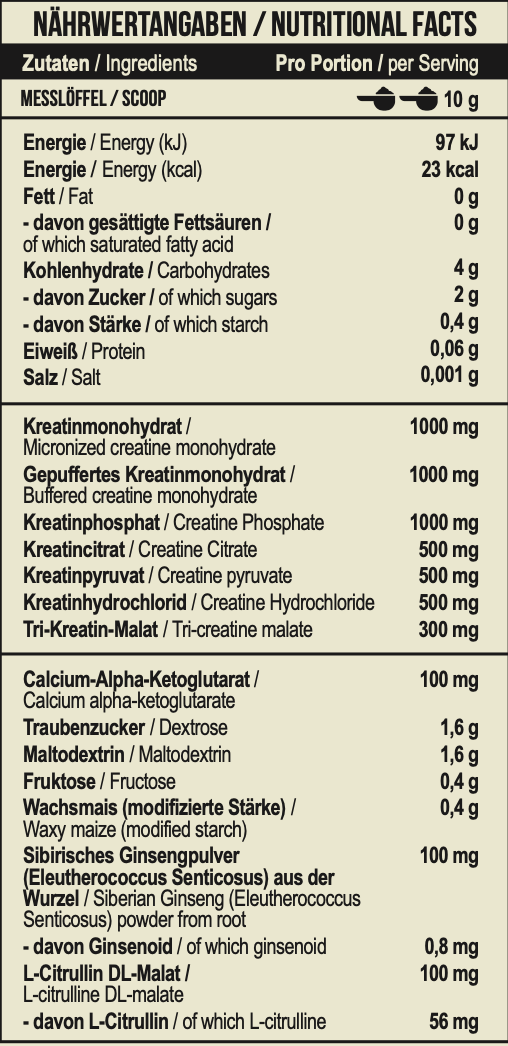 MST Creatine Kick 500g