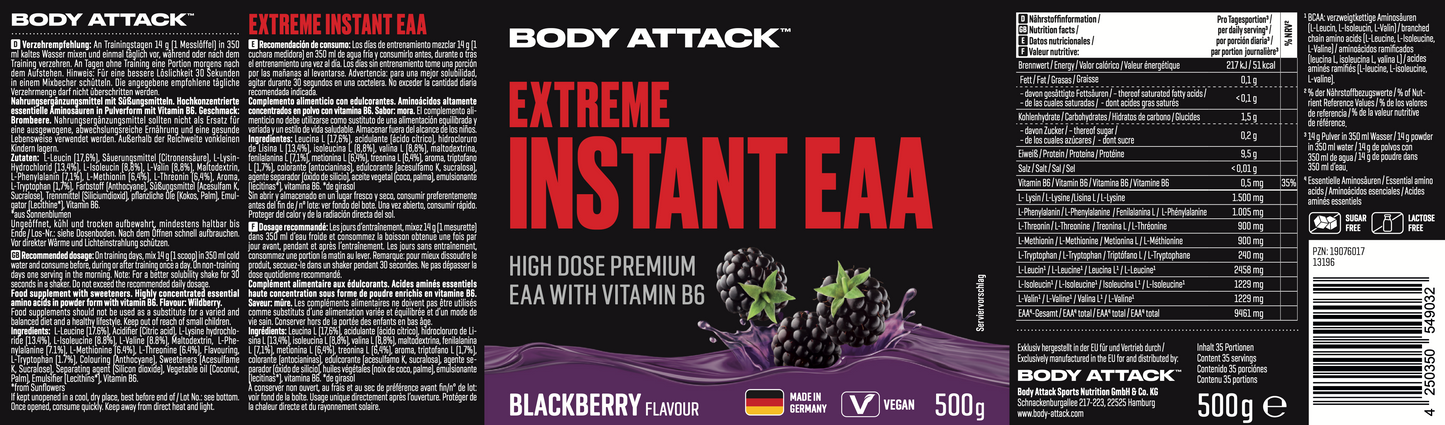 Body Attack Extreme Instant EAA