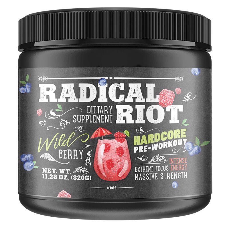 American Supps Radical Riot V3 Hardcore Version Pre Workout 340g